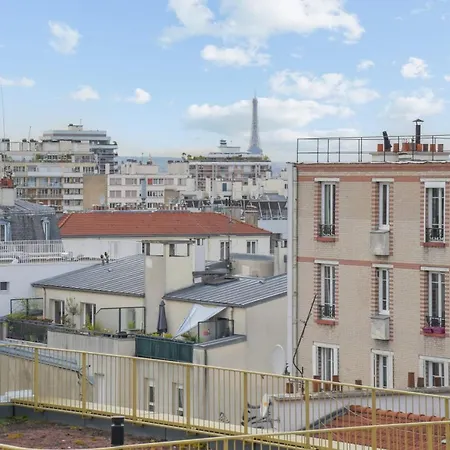 Luminous Penthouse With A View In - Welkeys Appartamento Parigi